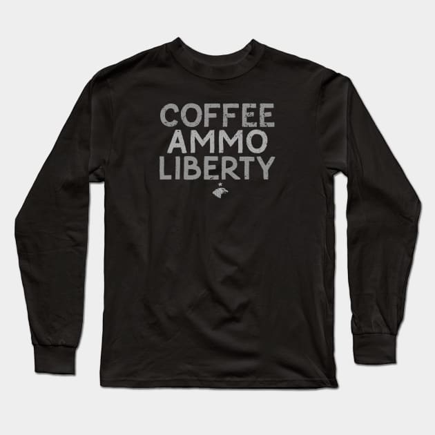 Coffee Ammo Liberty Long Sleeve T-Shirt by The_Liberty_Bros